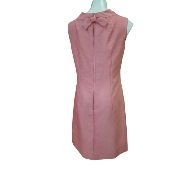 Vintage 1960's Jackie O' Inspired Bubble Gum Pink Sheath Dress by Best & CO - Picture 2 of 10
